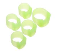 Mikinona 5 Pièces Protège Ongles Pipa Silicone Confortable pour Débutants Garçon Fille et Adultes Accessoires Multiples pour Instruments à Cordes Protection de Bout des Doigts Améliorant