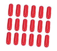 Mikinona 50 Pièces Capsules de Faux Sang Comestible Lavable pour Halloween Accessoires Maquillage Effrayant Cosplay Vampire Accessoires de Farce Réalistes pour Fêtes et Spectacles