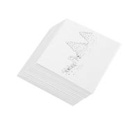 Mikinona 50 Pièces Cartes de Table Bonhomme de Découpées Blanches Cartons Placement Table pour Dîner de Noël Cartes Nominatives Vierges pour Réception et Hiver