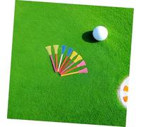 Mikinona 50 pièces Golf Tees Plastique Incassable pour Driving Range et Entraînement Intérieur Supports de Balles Réutilisables pour Pros et Débutants