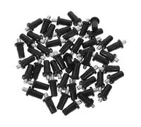 Mikinona 50 pièces Pivot de Porte de Placard à Ressort Goupille à Ressort Plastique et Fer Kit de Réparation pour Meubles Charnière à Tension Verrouillage Amortisseur Compatible Portes et