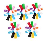 Mikinona 50 Pièces Silicone Watch Band Keeper Rings Soft Touch Retainers Replacement For Sports And Daily Wear