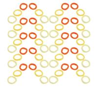 Mikinona 500 Pièces Hair Scrunchies For No Damage Elastic Hair Bands Soft Ponytail Holders High Elasticity Set