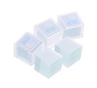 Mikinona 500 pièces Lot de Lames Microscope Verre Pré-nettoyées pour Analyse et Éducation Couverture Transparente Multi-usages pour Observations Biologiques