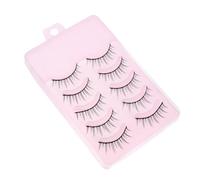 Mikinona 5Paires Faux Cils Naturels Pour Cils Pour Filles Beauté Durable Et Pratique Accessoires Cosmétiques Idéaux Pour Usage Personnel Ou Professionnel