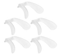Mikinona 5pcs Plaquettes Nasales en Silicone de U Vis pour Lunettes Coussinets Antidérapants et Soutien Nasal Doux Accessoires pour Lunettes