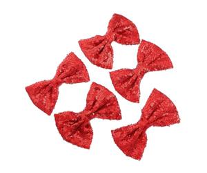 Mikinona 5pièces Barrette à Cheveux Avec Nœuds Support à Cheveux De Noël à Broder Lot De Barrettes à Broder Épingle à Décorée Pour Fête De Noël