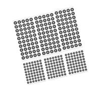 Mikinona 6 feuilles Points de Marquage Réfléchissants pour Kit de Marqueurs Autocollants Haute Précision pour Numérisation Amélioration Précision Erreurs Compatible avec la Plupart des