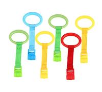 Mikinona 6 Pièces Anneaux de Traction pour Garçon Fille pour Aider Tout Petits à Lever Accessoires Colorés pour Lit de Garçon Fille Pratique et Sûr