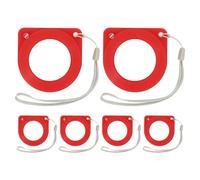 Mikinona 6 Pièces Détecteur de Bobine D'induction pour Carte de Sécurité Rouge Compatibilité Polyvalente et Technologie de Réponse Rapide en Abs et LED