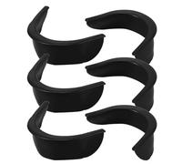 Mikinona 6 pièces Doublures de Poche Plastique pour Table de Billard Revêtement Antidérapant pour Table Billard de Rechange Faciles à Installer