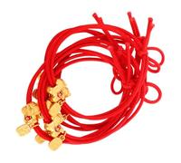 Mikinona 6 Pièces Hair Ties For Women Stretchy Elastic Ponytail Holders With Chinese Style Charms No Damage Thick Hair Bands And Weddings