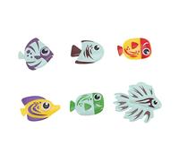 Mikinona 6 pièces Jouets Poissons Plongeurs pour Piscine Garçon Fille Garçons Filles Jeu Eau Extérieur