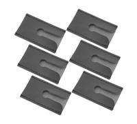 Mikinona 6 Pièces PU Leather Razor Head Protector Case For Double Edge Butterfly Safety Razors Compact Travel Shaving Accessory For Men Grooming