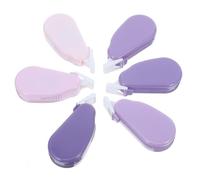 Mikinona 6 Pièces Ruban Correcteur Pourpre Portable, pour Étudiants | As et Gomme de Titane, Usage sur Documents Écrits, Pratique à Ranger