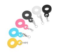 Mikinona 6 Pièces Silicone Pendentifs pour Pailles Colorés Charmes Suspendus Silicone Accessoires Décoratifs Polyvalents pour Pailles Design Élégant et Facile à Fixer