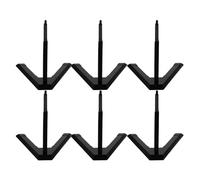 Mikinona 6 pièces Socle Figurine Support Stable pour Modèles Action Base Exposition Portable Compatible avec Gundam Hg et Figurines de Collection