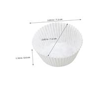 Mikinona 600 Pièces De Plaques De Cuisson Moules En Papier Sulfurisé Plateaux À En Papier Muffins Gobelets Caissettes À Cupcakes Moules À Gâteaux Caissettes À En