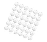Mikinona 60pièces Inserts pour Hochets de Garçon Fille Billes Blanches pour Hochets DIY de Rechange pour Jouets à Secouer Loisirs Créatifs et Travaux Manuels