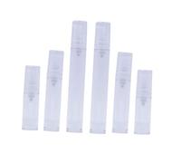 Mikinona 6pièces Bouteilles De Voyage Compressibles Contenants De Toilette Étanches Vaporisateurs De Voyage Pour Shampoing Lotion Cosmétique Lot