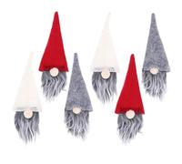 Mikinona 6pièces Housse De Bouteille De Vin De Noël De Couvercles Décoratifs Et Accessoires Festifs Élégants pour Créer Une Ambiance Joyeuse Lors De Vos Fêtes De Fin Année