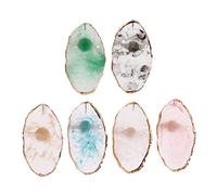 Mikinona 6pièces Palette De Manucure Plateau De Mélange Pour Nail Art Palette De Diy De Nail Art Plateau De Mélange De Vernis à Ongles De Pour Ongles