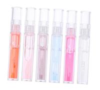 Mikinona 6pièces Transparent Lip Gloss Set Long-lasting Moisturizing Glitter Lip Gloss for All Skin Tones Makeup Accessory for Women and Girls