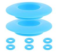 Mikinona 8 Pièces Anneaux Anti-Goutte Kayak Accessoires pour Pagaie de Canoë Anneaux Rond de Protection Anti-éclaboussures Rechange Robustes pour Kayak et Canoë