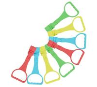 Mikinona 8 pièces Anneaux de Lit Garçon Fille Colorés pour Parc et Berceau Anneaux de Sécurité Portables pour Entraînement Marche et Développement Moteur des Nourrissons