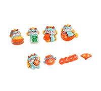 Mikinona 8 Pièces artisanat bricolage charmes réfrigérateur mignon drôle para breloque à plat de scrapbooking décors de coque de téléphone délicats mini charme résine