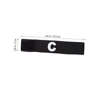 Mikinona 8 pièces Brassards de Capitaine Football Réglables et Durables Rouge Noir pour Rugby Basketball et Sports Déquipe Couleur Aléatoire Couleur Aléatoire