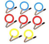 Mikinona 8 pièces Laisse de Marche Garçon Fille avec Poignées Antiperte Corde de Sécurité Colorée pour Crèche et Maternelle Espace Ajustable Garçon Fille pour Groupe Couleur Aléatoire