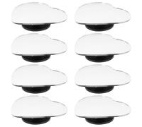 Mikinona 8 Pièces Miroirs Convexes Verre Forme de Cœur pour Angle Mort Auto Miroirs Rétroviseurs Auxiliaires pour Sécurité Parking et Surveillance