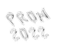 Mikinona 8 Pièces Set de Ballons Décoratifs Argenté pour Fête de Graduation Accessoire et pour Décoration de Salle et