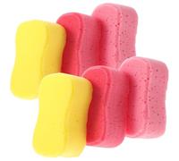 Mikinona 8pièces Éponge De Bain Mousse Douce Éponges De Gommage Pour Adultes Et Garçon Fille Design Simple Créant Une Mousse Riche Pour Nettoyage Corporel