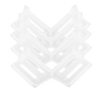 Mikinona 8pièces Séparateurs Réfrigérateur pour Porte Latérale Panneaux de Séparation pour Aliments Boissons Organisation Intérieure Compartiments Ajustables