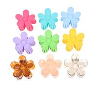 Mikinona 9pièces Pince à Cheveux Forme De Fleur Ensemble De Clips à Griffes Pour Types De Cheveux Accessoires Mignons Et Filles