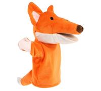 Mikinona à Doigt Renard Peluche Douce Interactif pour Garçon Fille Compacte et Facile à Ranger pour Jeu Éducatif et Activités Dimagination