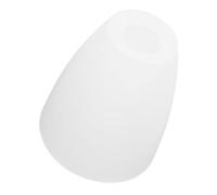 Mikinona Abat-jour pour Lampe de Chevet en Plastique, Petit Cache-lampe Blanc, Léger et Facile à Installer, comme Remplacement pour Bureau et Maison