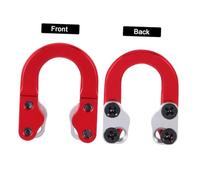 Mikinona Accessoire Bow Composite Métal U Boucle et Détachable pour à Installation Facile Équipement Darcherie Rouge
