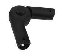 Mikinona Accessoire de Chariot Pliable Joint Angulaire pour Poignée de Pousser pour Camping et Courses Couleur Noire et