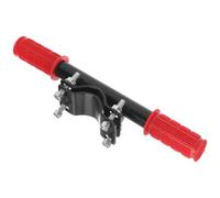 Mikinona Accoudoir Arrière de Siège Vélo Garçon et Filles en Plastique et Alliage Renforcé, Compatible VTT et Vélo Pliant, Fixation 25,4-31,8 Mm, Accessoire Sécurité Cycliste Garçon Rouge