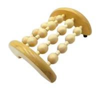 Mikinona Acupoint Massage Tool Compact Wooden Foot And Shin Roller For Relaxation And Stress Relief Portable Massage Pillow For Head Pressure Points