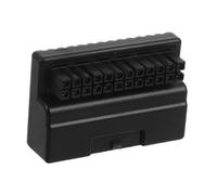 Mikinona Adaptateur Alimentation Broches ATX à Degrés pour Carte Mère Connecteur Mâle-Femelle Angle Droit Accessoire DIY pour Gestion Optimisée des Câbles