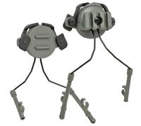 Mikinona Adaptateur Casque Rotatif 15X9X45Cm Support Écouteur Compatible Rail 19-21Mm Accessoire Tir Paintball Extérieur