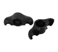 Mikinona Adaptateurs de Pied pour Vélo Stationnaire à Bascule en Plastique Noir, Installation Simple Bruit, Lot de 2 pour Équipement de Cyclisme Intérieur à Domicile