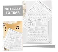 Mikinona Affiche de pour Débutants Tableau Daccords Pratique et Portable Support de Musicale pour Apprentissage Facile et Exercices de Doigté