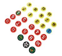 Mikinona Aimants Numérotés Pour Tableau De Coaching Football, 27 Pièces Magnétiques De Remplacement Robustes, Compatibles Standard, Accessoires D'entraînement Pour Usage Sportif