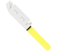 Mikinona Alarme Lumineuse de Touche pour Canne à Portable Lampe Verte Sensible pour Mer et Plein Air Accessoire Léger Plastique Alerte Sonore et Visuelle pour Nuit et Jour