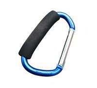 Mikinona Aluminium Alliage D Forme avec Ressort pour Porte Clés Hamac et Balançoire Clip Verrouillable pour Activités Extérieures